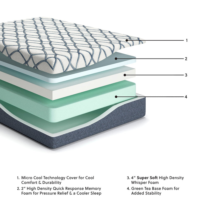 12 Inch Chime Elite 2.0 Mattress - Yulissa Home Furnishings (NJ)