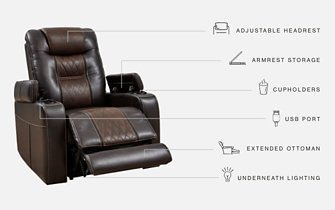 Composer Power Recliner - Yulissa Home Furnishings (NJ)