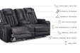 Center Point Reclining Loveseat with Console - Yulissa Home Furnishings (NJ)