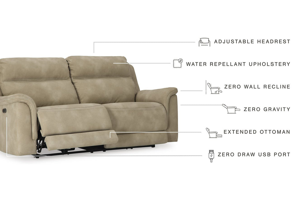 Next-Gen DuraPella Power Reclining Sofa - Yulissa Home Furnishings (NJ)