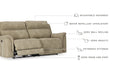 Next-Gen DuraPella Power Reclining Sofa - Yulissa Home Furnishings (NJ)