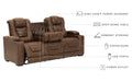 Owner's Box Power Reclining Sofa - Yulissa Home Furnishings (NJ)