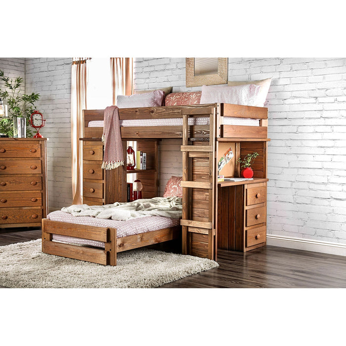 EILEEN T/T Loft Bed w/ 2 Slat Kits (*Mattress Ready) image