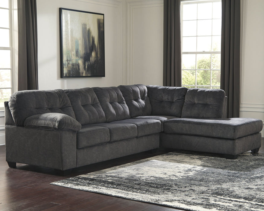 Accrington 2-Piece Sectional with Chaise - Yulissa Home Furnishings (NJ)