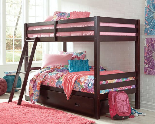 Halanton Youth Bunk Bed with 1 Large Storage Drawer - Yulissa Home Furnishings (NJ)