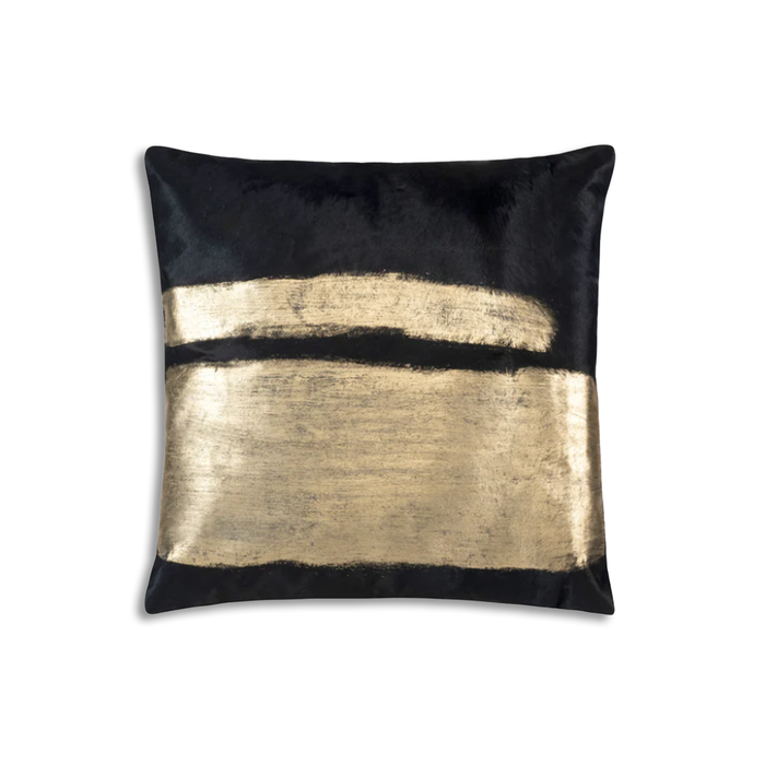 Amai Navy Hairon Hide Velvet Back Pillow SKU: PI0008