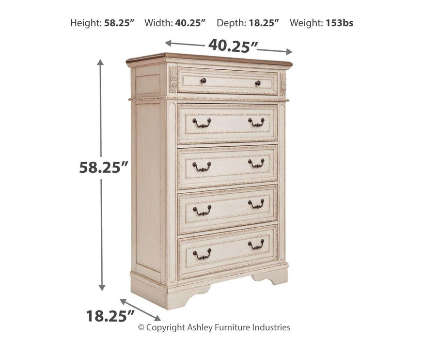 Realyn - Five Drawer Chest