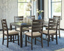 Rokane Dining Table and Chairs (Set of 7) image