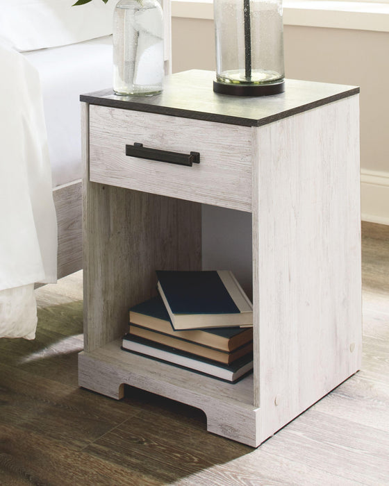 Shawburn - One Drawer Night Stand