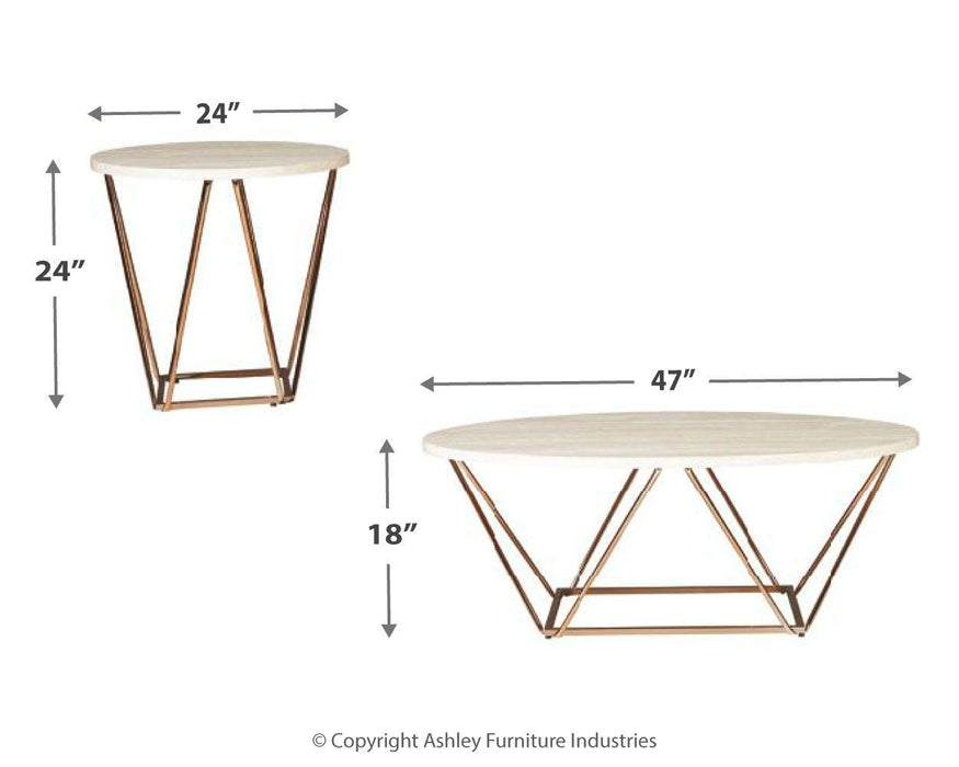 Tarica - Occasional Table Set (3/cn)