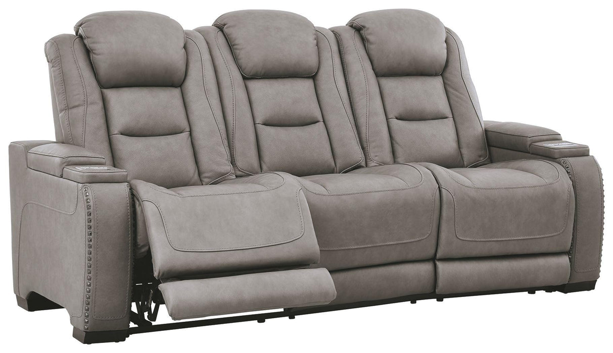 The Man-den - Pwr Rec Sofa With Adj Headrest