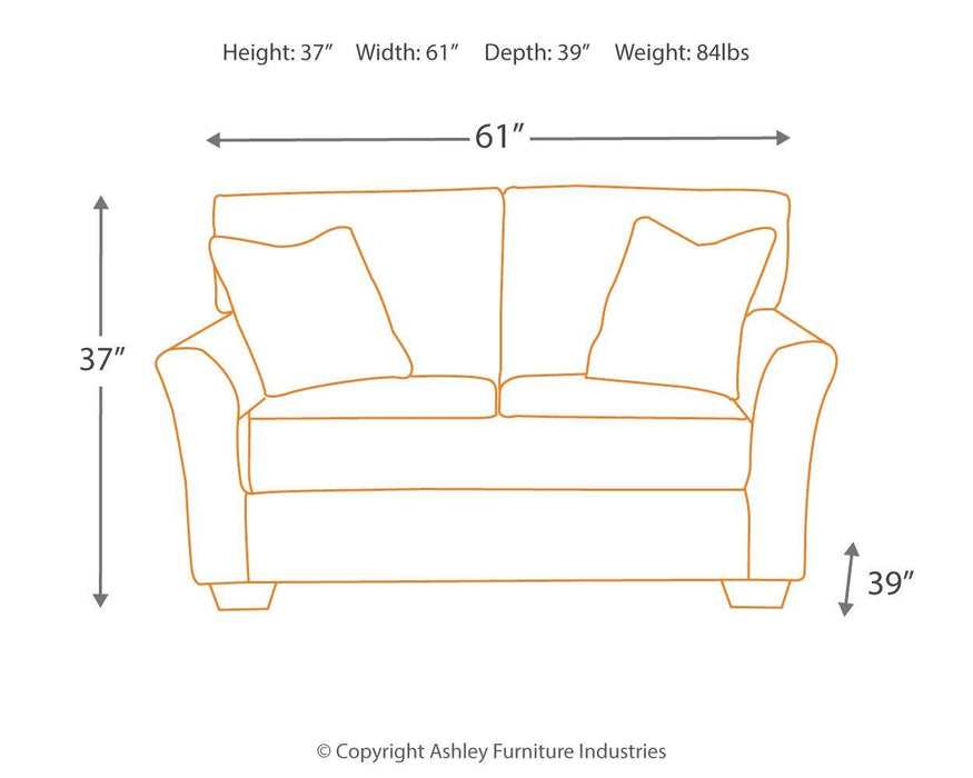 Tibbee - Loveseat