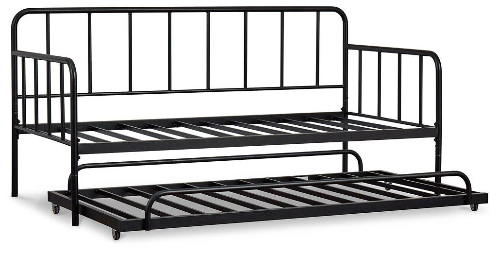 Trentlore Twin Metal Day Bed with Trundle