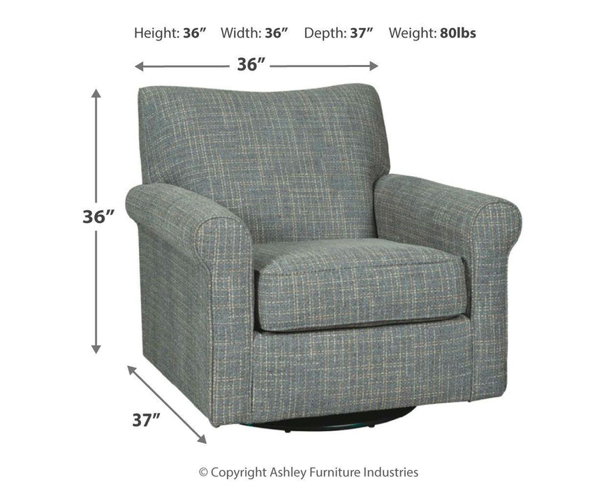 Renley - Swivel Glider Accent Chair