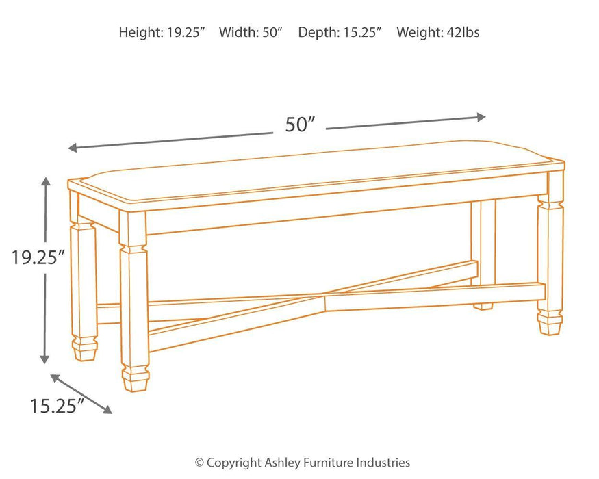 Tyler - Upholstered Bench