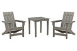 Visola Outdoor Adirondack Chair Set with End Table image