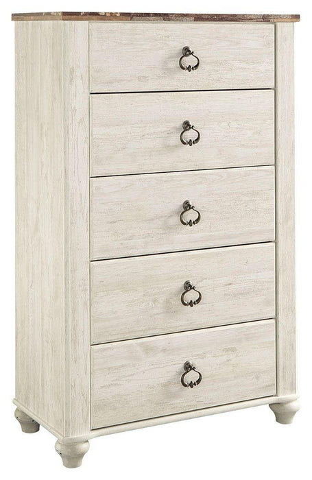 Willowton - Five Drawer Chest image