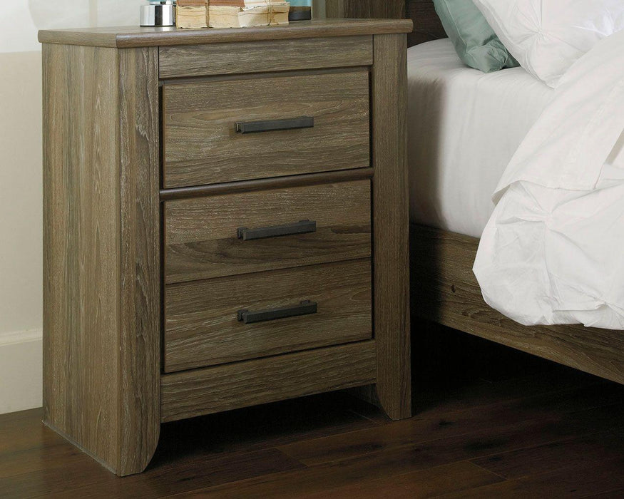 Zelen - Two Drawer Night Stand