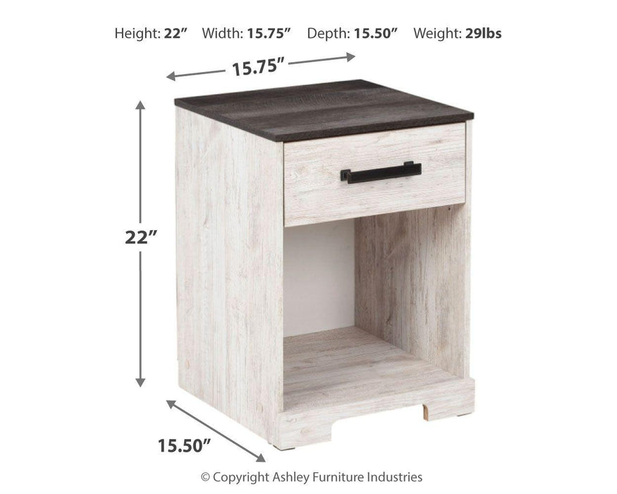 Shawburn - One Drawer Night Stand