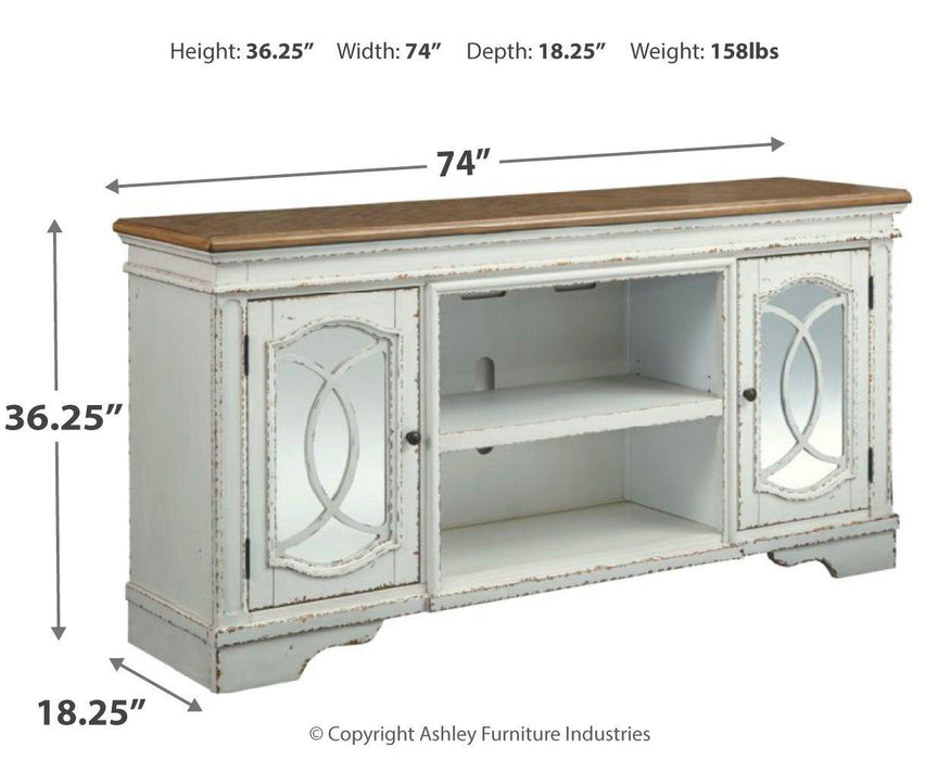 Realyn - Xl Tv Stand W/fireplace Option