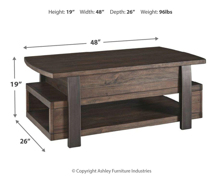 Vailbry - Lift Top Cocktail Table