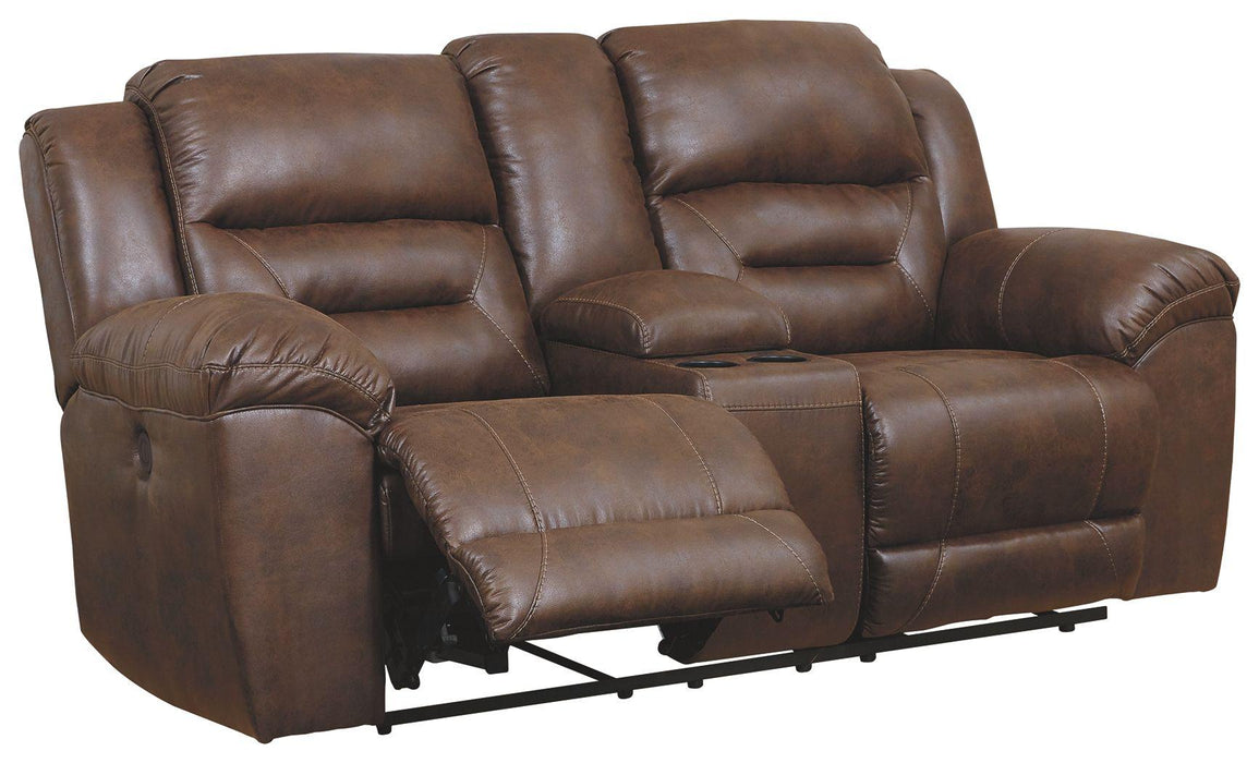 Stoneland - Dbl Rec Pwr Loveseat W/console image