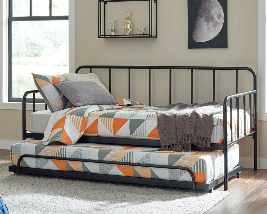 Trentlore Twin Metal Day Bed with Trundle