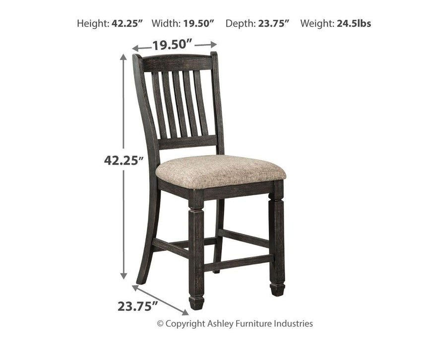 Tyler - Upholstered Barstool (2/cn)