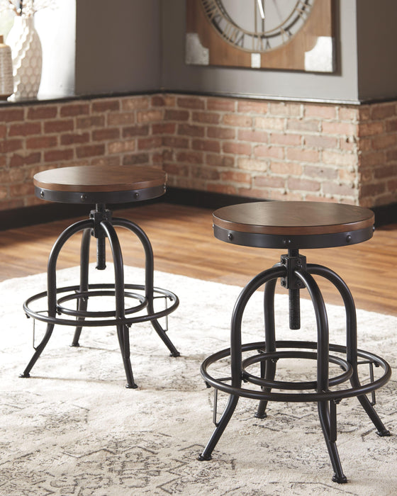 Valebeck - Swivel Barstool (2/cn)