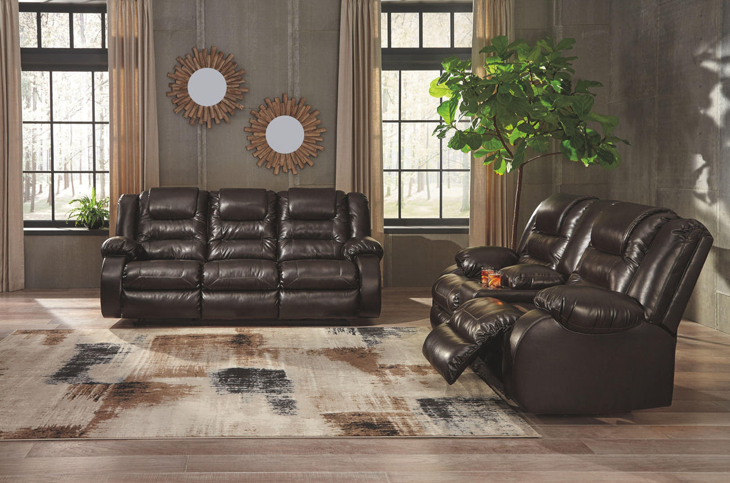 Vacherie - Dbl Rec Loveseat W/console