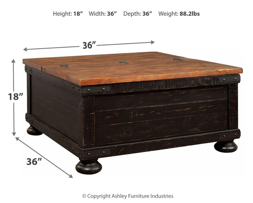 Valebeck - Lift Top Cocktail Table