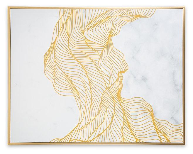 Richburgh White/Gold Finish Wall Art