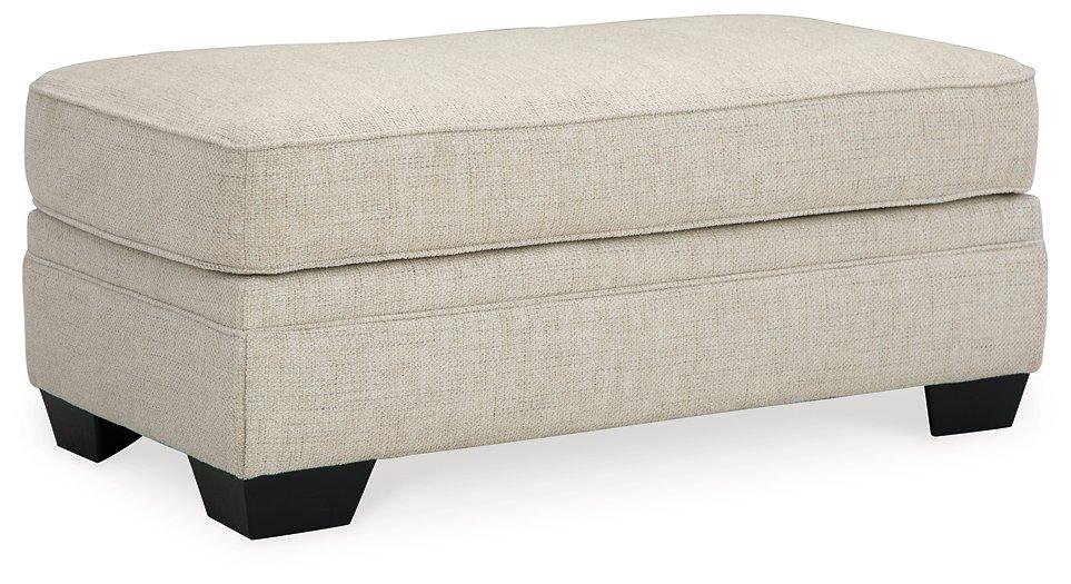 Rilynn Linen Ottoman image