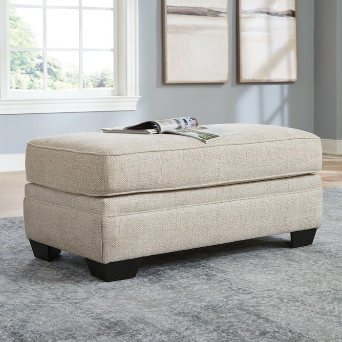 Rilynn Linen Ottoman