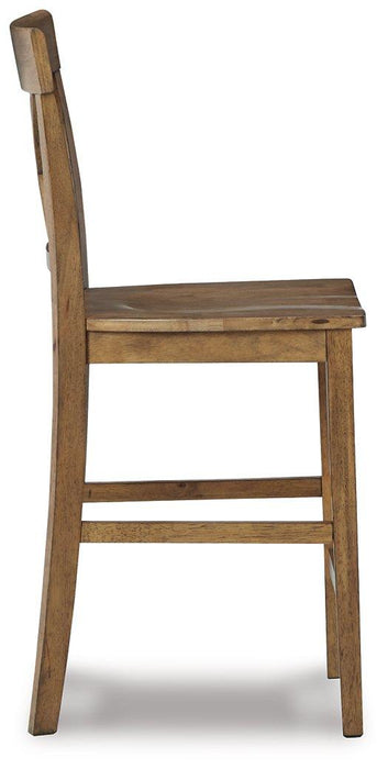 Shully Natural Counter Height Bar Stool