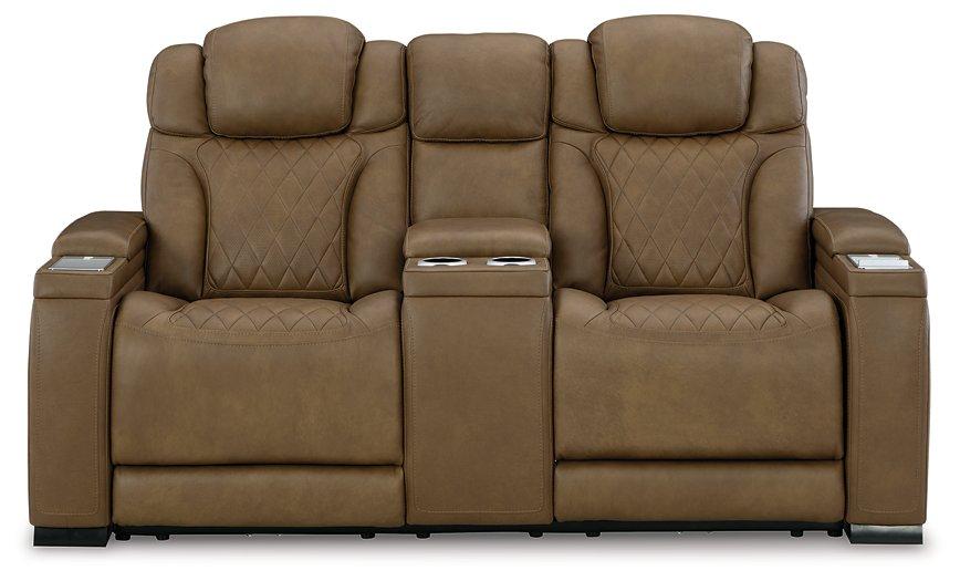 Strikefirst Nutmeg Power Reclining Loveseat