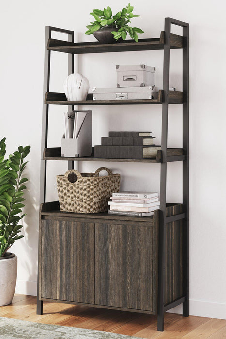 Zendex Dark Brown 72" Bookcase