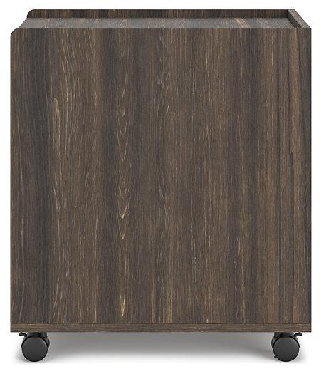 Zendex Dark Brown File Cabinet