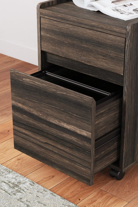 Zendex Dark Brown File Cabinet