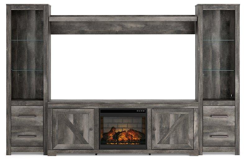 Wynnlow 4-Piece Entertainment Center with Electric Fireplace