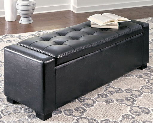 Benches Upholstered Storage Bench - Yulissa Home Furnishings (NJ)