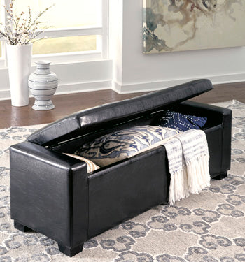 Benches Upholstered Storage Bench - Yulissa Home Furnishings (NJ)