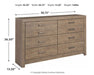 Culverbach Dresser and Mirror - Yulissa Home Furnishings (NJ)