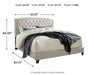 Jerary Upholstered Bed - Yulissa Home Furnishings (NJ)