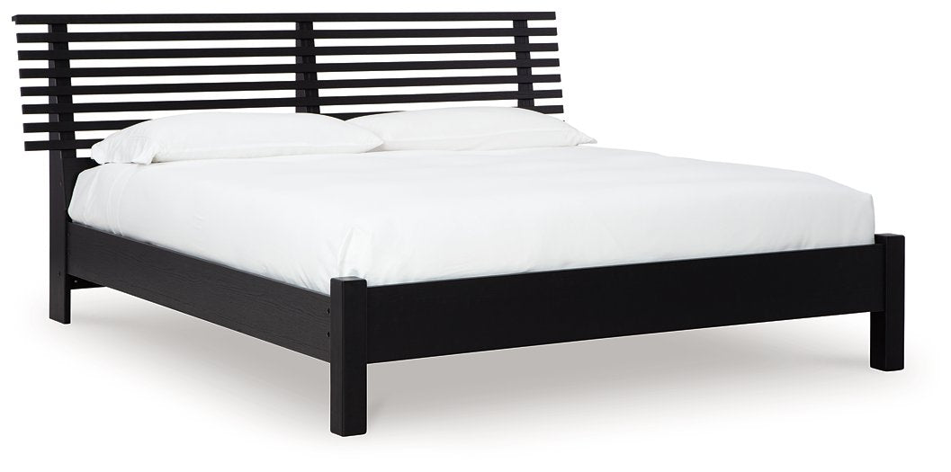 Danziar Slat Bed - Yulissa Home Furnishings (NJ)