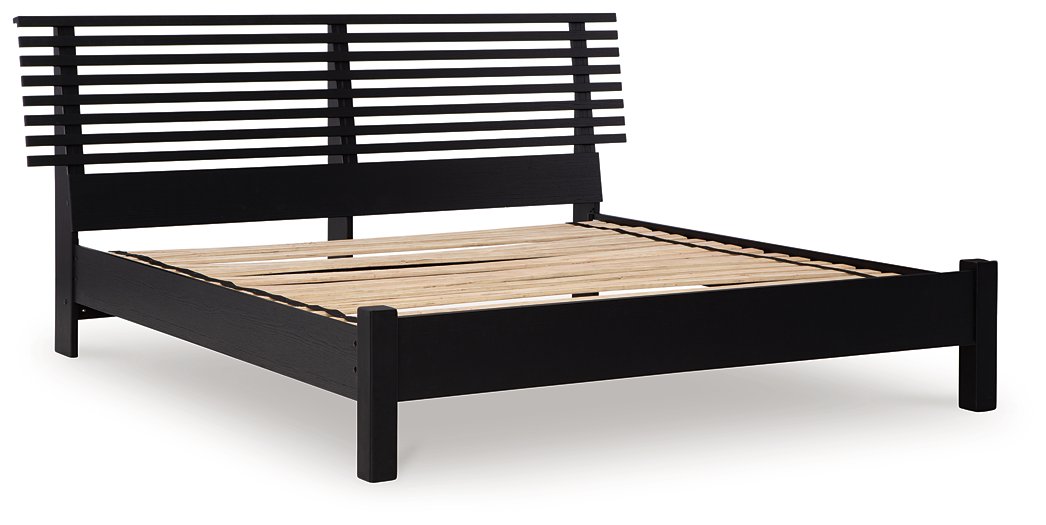 Danziar Slat Bed - Yulissa Home Furnishings (NJ)