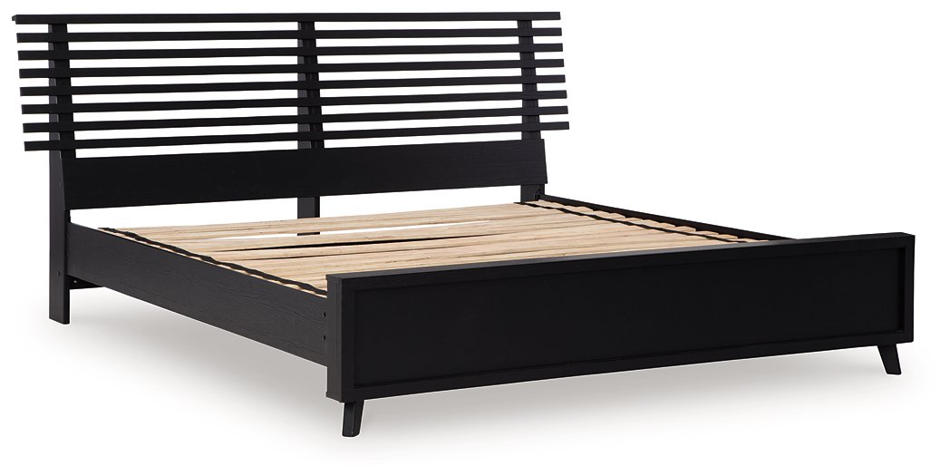 Danziar Slat Bed - Yulissa Home Furnishings (NJ)