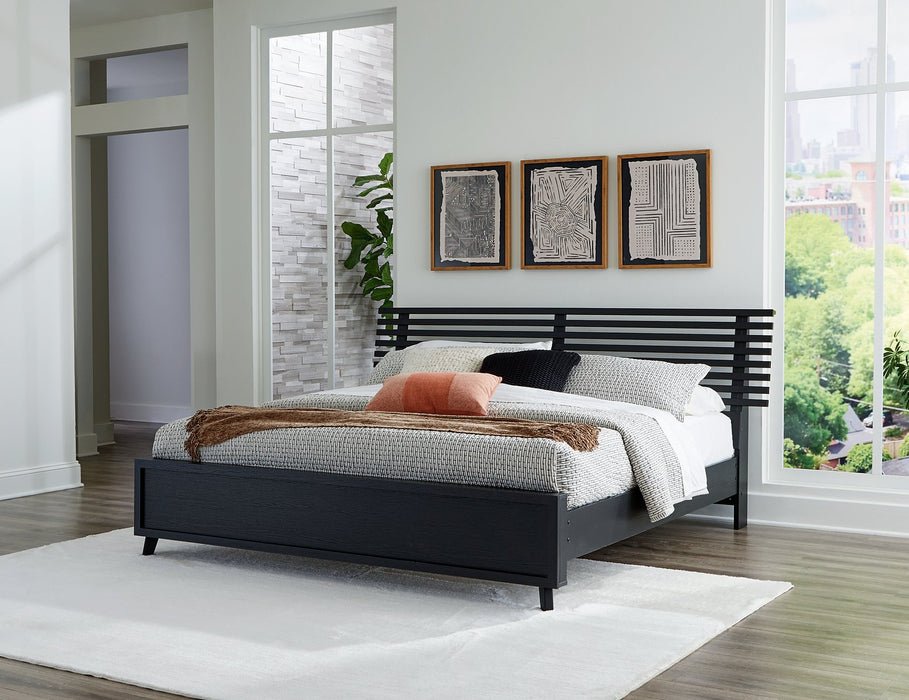 Danziar Slat Bed - Yulissa Home Furnishings (NJ)