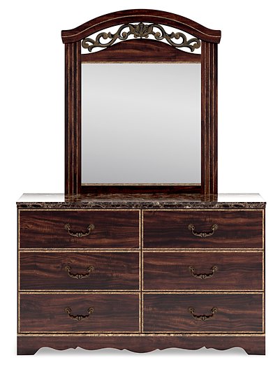 Glosmount Dresser and Mirror - Yulissa Home Furnishings (NJ)