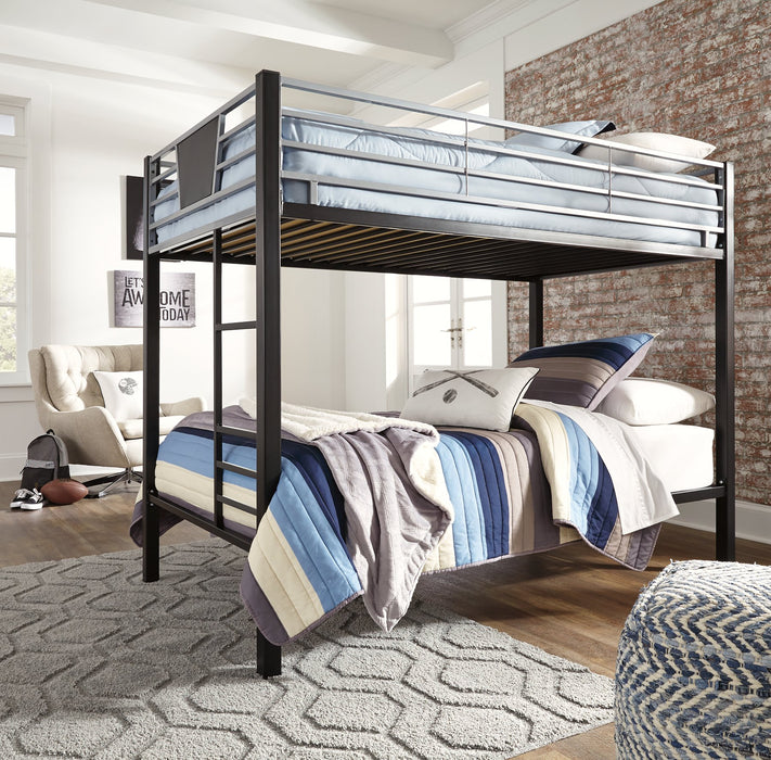 Dinsmore Bunk Bed with Ladder - Yulissa Home Furnishings (NJ)